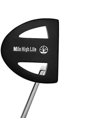 Mile High Life Putter da golf da uomo con impugnatura premium | Putter per destrorsi con linea di mira | Putter da golf entry-level | Alternativa alle principali marche