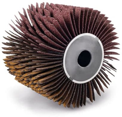 Scheppach Spazzola a strisce abrasive per rasatura MRS1300 levigatrice da ristrutturazione, larghezza 100 mm, 120 mm, rullo abrasivo adatto per levigare legno, anche con superficie irregolare
