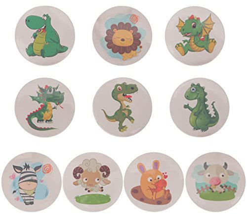 TOPBATHY 10 Blätter Urinal Aufkleber Toilettenziel Farbwechselndes Pipi-ziel Farbwechselndes -ziel Toilettentrainingsaufkleber Pinkel-trainingsaufkleber Töpfchen Sitz Pvc Kind