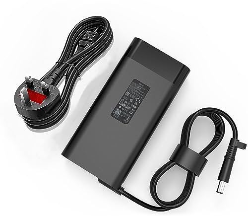 HP Slim 230W AC Charger Adapter for Omen X 2S 15, Z2 Mini G4, Zbook 15 17 G1 G2, Thunderbolt Dock 230W G2 - 2UK38AA, 925141-850, L58062-001, Omen 17-an000, 17-AN013na Laptop Power Supply Cord