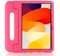 Funda Infantil para Xiaomi Redmi Pad SE 11.0 Pulgadas 2023, Soporte de Mango Convertible a Prueba de Golpes EVA, Cubierta Protectora para Tableta Ligera para Niños (Rojo Rosa)