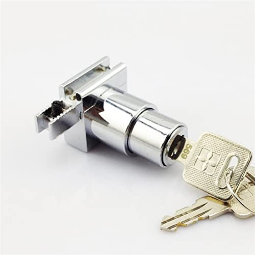 Cerradura de puerta corredera, cerradura de armario, cerradura de ventana, cerradura especial MA039, 1 Uds. (Color : Different key)