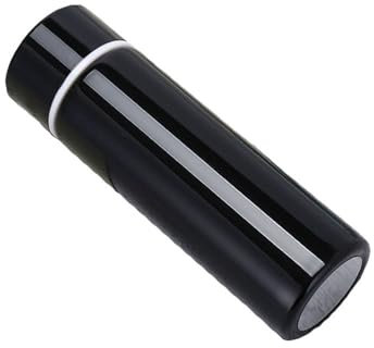 Cute Small Water Bottle, 5 Oz, Mini Slim Flask for Women, Portable Skinny Purse Water Bottle, Vacuum Insulated Reusable Hydroflask, Leak Proof Stainless Steel Thermos for Coffee Tea, Black, 150 Ml