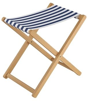 Klappbarer Holz-Campinghocker XL in normaler Sitzhöhe in vielen Farben V-10-226
