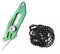 Exacto Cutters Professionnels,Couteau Utilitaire,Couteau de Graphique,Avec Alliage de Titane TC4 et 5 Lames d'acier SK5, Couteau de Bricolage Pour Les Cartons,l'art et l'artisanat (Vert)