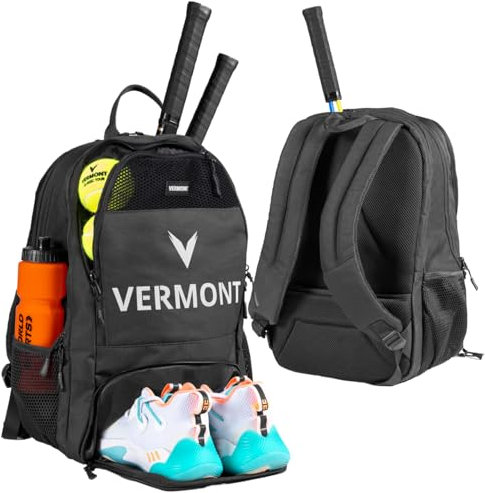 FORZA Vermont Schläger Rucksäcke – Unisex-Sporttaschen für Schläger | Standard- oder Deluxe-Rucksäcke | Extrem langlebige Materialien (Luxus)