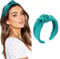 DRESHOW Headbands for Women Girls Knotted Elastic Hair Band Fashion Fabric Hairbands Cute Top Knot Head Band