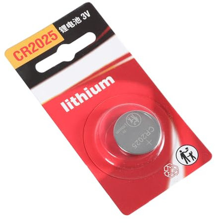 Pile Bouton Au Lithium 3V CR2025 pour Appareils Électroniques Ménagers Clés Voiture Télécommandes Non Rechargeable