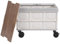 Gartenwagen Faltbarer Bollerwagen Transportwagen Multifunktional Camping Trolley auf Rädern Tisch Oben Abdeckung Klappwagen Tragfähigkeit 35kg,Weiß
