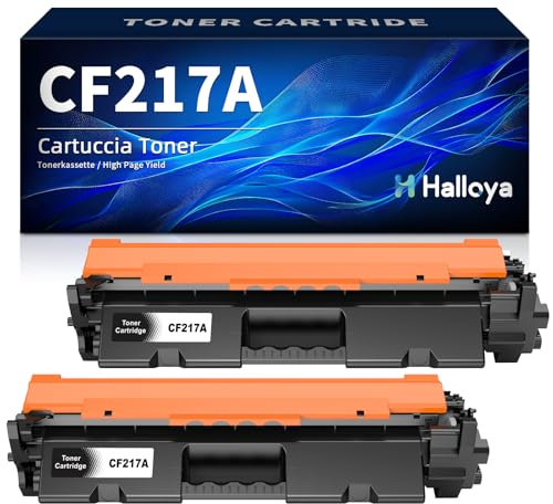 Halloya 17A CF217A Toner Kompatibel für HP 17A Toner für HP Laserjet Pro MFP M130nw Toner für HP Laserjet Pro MFP M130fw Toner für Laserjet Pro M102w M102a MFP M130fn M130a (2 Pack)