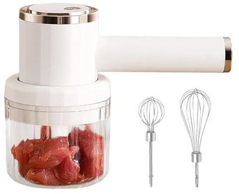 HunicandIU Picadora de cebolla eléctrica,Picadora eléctrica pequeña - Picadora de cebolla, picadora de ajo recargable por USB, batidora eléctrica | Picadora de verduras eficiente, picadora de