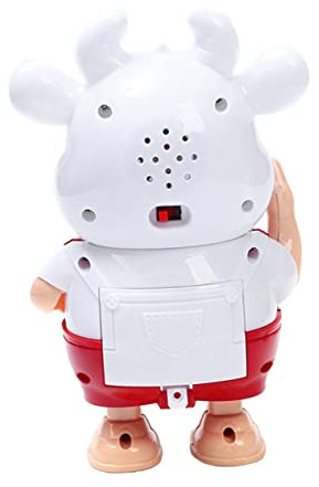 PHENOFICE 1Stk Sternzeichen Ochse Spielzeug elektrisches Tanzspielzeug Vieh Spielzeug chinesisches Tierkreiszeichen Ochse Kuh mit Musik Spielen Lernspielzeug Maskottchen des neuen Jahres Abs