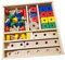 JISADER Hölzernes Spielzeugbauset mit Muttern Und Schrauben, Passende Formen Zum Bauen
