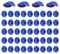 Udbrud 50 Pièces Œillets en Plastique pour Bâche, Oeillets pour Baches De Piscine Œillets Autoperforante 28 x 28 x 12 mm, Œillet de Bâche Auto Bloquants pour Rideaux Tentes Tissus