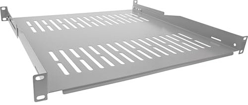 InLine 19114F Tablette 19, 450 mm, 50 kg, 1U, Gris RAL 7035