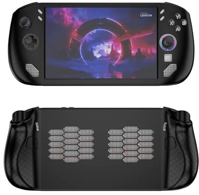 JOYSOG Legion Go S Silicone Sleeve Cover for Lenovo Legion Go S Handhled Console Protective Case Housing (Black)