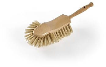 Scaritech HZ566 Flour Brush, Wood | Durable bristle setup easily sweeps flour and debris off bakery worktops; commercial-grade build ensures hygiene.