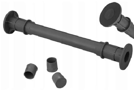 100 Stk. Schalungshülsen Schalungsabstandhalter Abstandshalter Wandabstandhalter 25cm