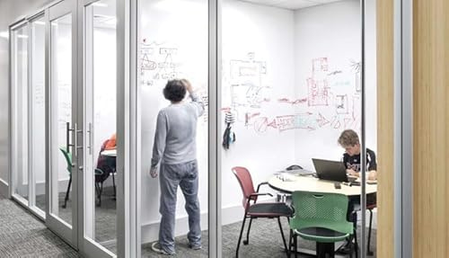 Whiteboard-Folie | Preis-Leistung Top 40 Größen | Schreibfolie Selbstklebefolie | beschreibbar abwischbar magnetisch | Magnettafel | WhiteBoard Rahmenlos für Hoch und Querformat (150 cm x 100 cm)