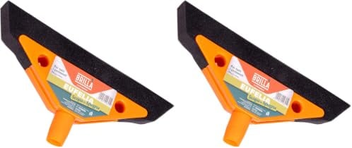 La Briantina Scopa in Spugna per Interni Eufelia, per Catturare Polvere Capelli e Peli, Larghezza 33 cm (Confezione da 2)