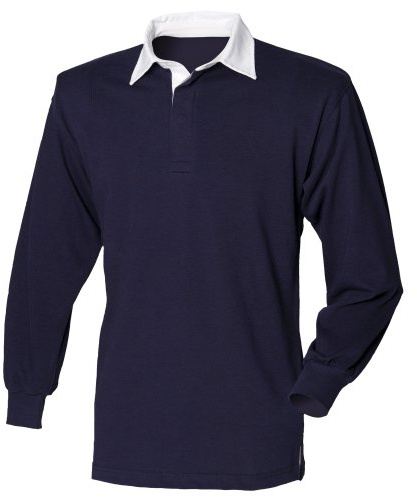 Front Row Polo Shirt – Long Sleeved 100% Cotton – Men's
