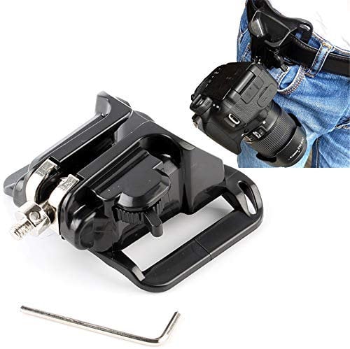 BW Camera Belt Clip System Holster For DSLR SLR Cameras Canon Nikon Sony