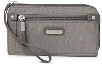Baggallini Damen Geldbörse mit Reißverschluss, Sterling Shimmer, Einheitsgröße