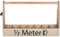ootb 1/2 Meter Bier für 7 Flaschen Bierträger inkl. Flaschenöffner Flaschenkorb Flaschenträger Geschenkidee Partygeschenk
