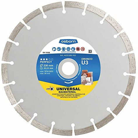DRONCO U3-115 Diamantscheibe Perfect U3 - Universal Arbeit (vor ST) Ø 115 mm