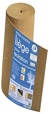 Rouleau Isolant liège Mur/Sol SDL l.0.5 x L.8 m x EP.2 mm