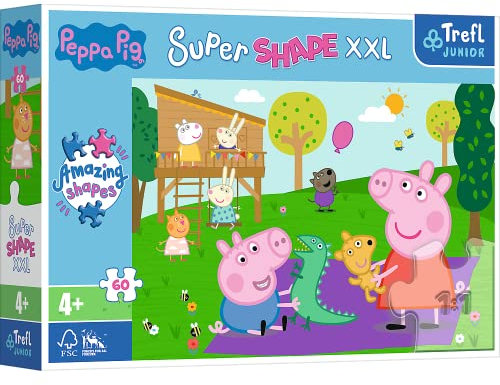 Junior Super Shape XXL Puzzle 60 Teile - Peppa Pig