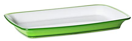 Omada Design Teller groß, rechteckig, aus bruchsicherem Acryl, 34,5 x 23,5 x 3,5 cm, hergestellt in Italien, Linie Square
