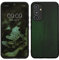 kwmobile Hülle kompatibel mit Samsung Galaxy A54 5G Hülle - Holz Case - stoßfestes Handy Cover - TPU Handyhülle in Dunkelgrün