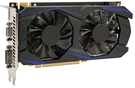GTX550Ti Gaming Graphics Card, 6GB GDDR5 192BIT Computer Graphics Card with Dual Fans, PCIe 2.0 HDMI VGA DVI Video Graphics Card GPU For DirectX 11 800MHZ Core Frequency