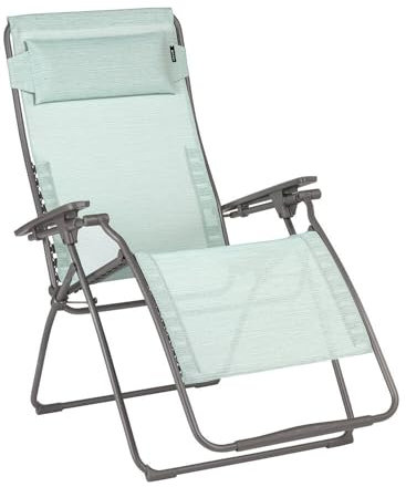 Lafuma Futura XL Relaxsessel, Textilgewebe, Türkis, Platzsparend, Entspannen, Büro, Camping
