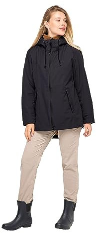 LAURASØN 3-in-1-Funktionsjacke, Kapuze, Teddyfleece-Innenjacke schwarz XL 820368130-XL
