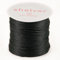 1mm Black String x 100m, Nylon Cord, Available in 26 Colours, Bracelet Making, Other Crafts (BLACK)