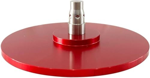 EBIEFLY Large Air Quick Connector Vacuum Vac U Lock Attachments Suction Cup Reciprocating Adapter Prevent Compatible with the Lovense Mini Machine Smooth Aluminum Alloy 12cm/4.7in (Red Large)