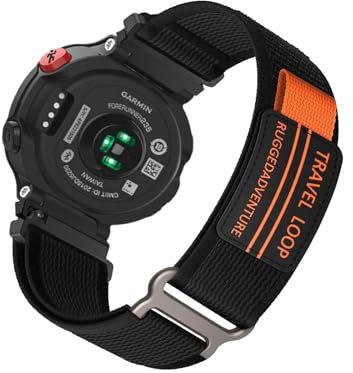 KUWAI Armband für Amazfit Verge/Verge Lite Armband mit Nylon Klettverschluss Sportlicher Armbänder für Amazfit Verge/Verge Lite Armband Trail Loop für Damen Herren ErsatzArmband mit Amazfit Verge (I)