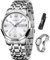 Taxau Uhren Herren Silber Klassische Edelstahl Uhren für Herrenkleid Diamant römische Uhren für Männer wasserdichte Analog Quarz Herrenuhren Reloj para Hombre