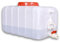 MJHETCY Deposito Agua Camper 50L/80L/110L/200L Cubos De Plástico De Calidad Alimentaria con Grifo,Gran Capacidad Contenedores Tanques De Almacenamiento De Agua Domésticos Rectangular(Size:50L)