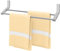 STWWO Doppelter Handtuchhalter für Badezimmerwand, 61 cm, SUS 304 Edelstahl, mattschwarz, Handtuchstange, Badezimmer, Wandmontage