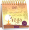Einatmen. Austamen. Yoga. - Postkartenkalender 2025 - arsEdition-Verlag - Aufstellbar - Wochenkalender mit 53 Postkarten für achtsame und bewusste Momente - 17 cm x 17 cm