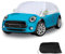 Autoabdeckung Wasserdicht Ersatz für Mini Cooper 3 Door 2000-2024, Ersatz für Mini Cooper, 600D Autoabdeckung, Wasserdicht Sonnenschutz, Sonnenfest Autoabdeckung, für alle Wetterbedingungen (Silber)
