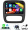 4G+64G Android 13 Car Stereo for Opel Vauxhall Vivaro Renault Trafic FIAT Talento Nissan NV300/VW30 with Apple Carplay Android Auto Sat Nav,9 Inch Screen with Bluetooth WIFI FM RDS+Backup Camera