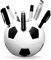 SSKHE Porte-stylo de football pour étudiants - Décoration de salle de football