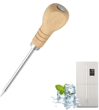 100 mm Bradawl Tool for Wood,Sewing Leather Hole Awl,Carpenters Fine Crafting Wooden Handle Metal Pointed Punch Awls,Portable Carpenter Punching Tools for Tailor's Worker Stiletto Shoe Carpet Repair