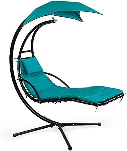 Replacement Cushion and Umbrella Fabric for Outdoor Hanging Lounge Chair - Durable Patio Swing Accessory