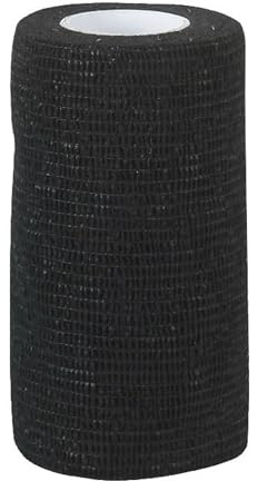 Kerbl EquiLastic selbsthaftende Bandage, 7.5 cm breit, schwarz-12 STÜCK