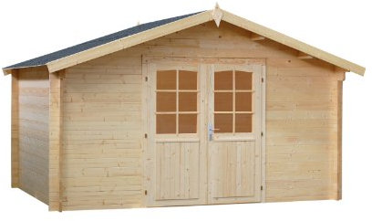 Palmako Blockbohlenhaus Lotta 13,9 34 mm natur